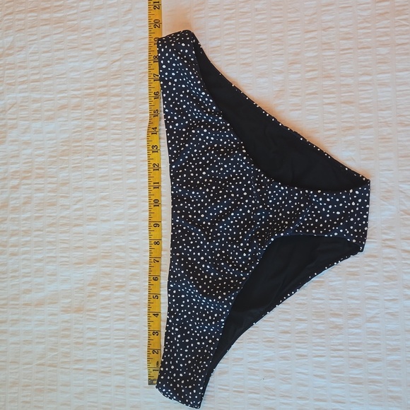 NWT*J CREW Hipster bikini bottom in Navy & white polka dots women 2X style BH535 - Picture 10 of 11